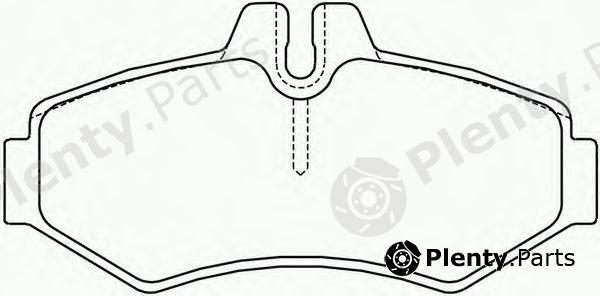  BREMBO part P50020 Brake Pad Set, disc brake