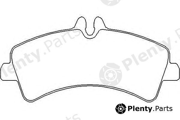  BREMBO part P50060 Brake Pad Set, disc brake