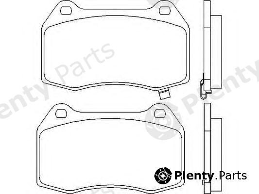  BREMBO part P56047 Brake Pad Set, disc brake