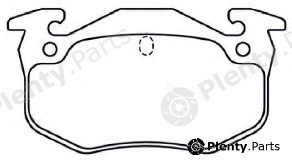  BREMBO part P61032 Brake Pad Set, disc brake