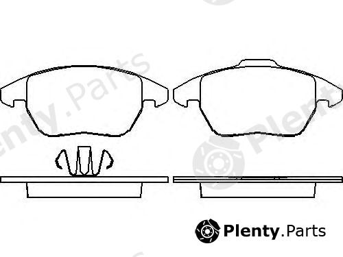  BREMBO part P61076 Brake Pad Set, disc brake