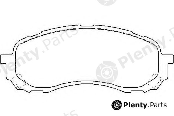  BREMBO part P78015 Brake Pad Set, disc brake