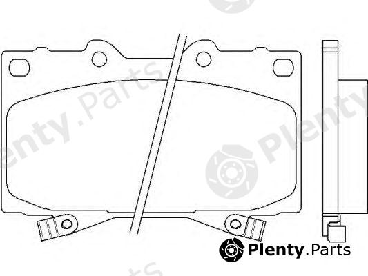  BREMBO part P83048 Brake Pad Set, disc brake