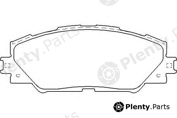  BREMBO part P83071 Brake Pad Set, disc brake
