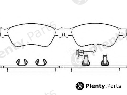  BREMBO part P85087 Brake Pad Set, disc brake