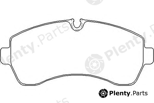  MINTEX part MDB2804 Brake Pad Set, disc brake