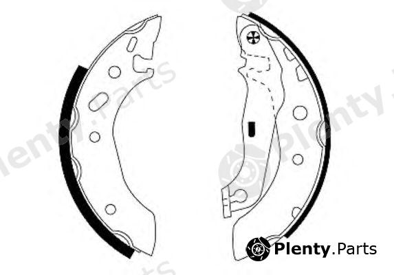  MINTEX part MFR453 Brake Shoe Set