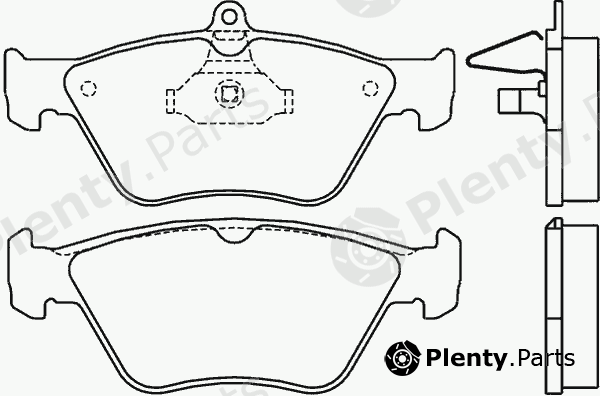  MINTEX part MDB1683 Brake Pad Set, disc brake