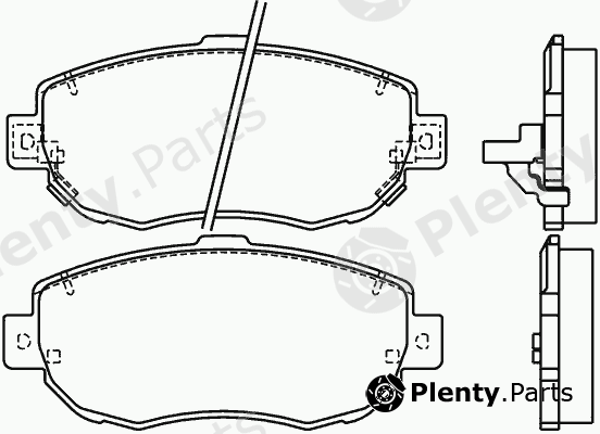  MINTEX part MDB1708 Brake Pad Set, disc brake