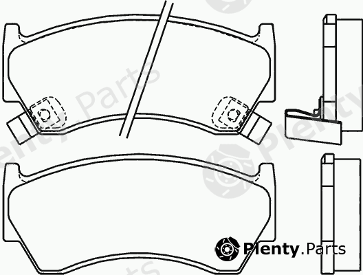  MINTEX part MDB1760 Brake Pad Set, disc brake