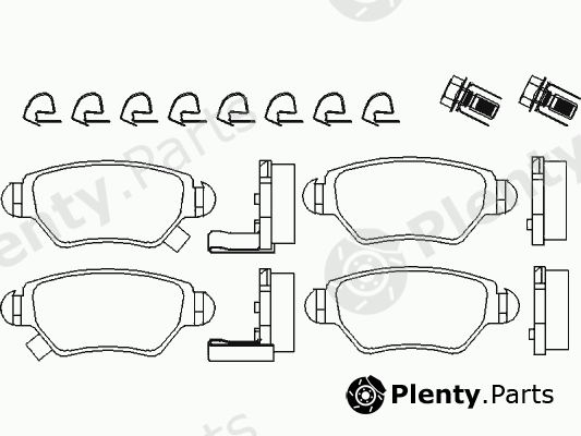  MINTEX part MDB2130 Brake Pad Set, disc brake