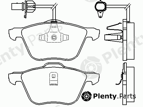  MINTEX part MDB2126 Brake Pad Set, disc brake