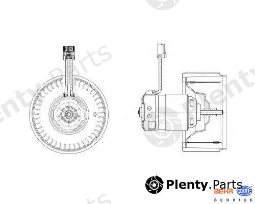  HELLA part 8EW009157-171 (8EW009157171) Interior Blower