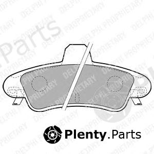  DELPHI part LP1725 Brake Pad Set, disc brake