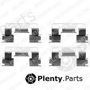  DELPHI part LX0376 Accessory Kit, disc brake pads