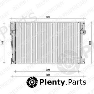  DELPHI part TSP0225078 Condenser, air conditioning