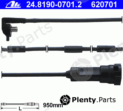  ATE part 24.8190-0701.2 (24819007012) Warning Contact, brake pad wear