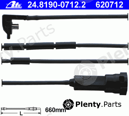  ATE part 24.8190-0712.2 (24819007122) Warning Contact, brake pad wear