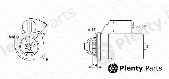  MAGNETI MARELLI part 063101015010 Starter