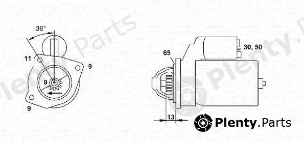  MAGNETI MARELLI part 063111007010 Starter