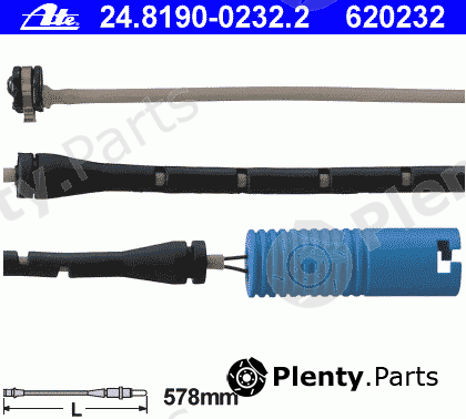  ATE part 24.8190-0232.2 (24819002322) Warning Contact, brake pad wear