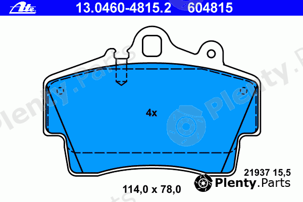  ATE part 13.0460-4815.2 (13046048152) Brake Pad Set, disc brake