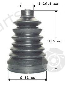  SPIDAN part 23129 Bellow Set, drive shaft