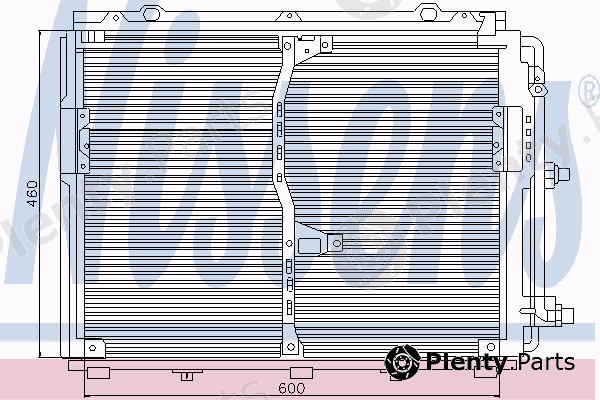  NISSENS part 94330 Condenser, air conditioning