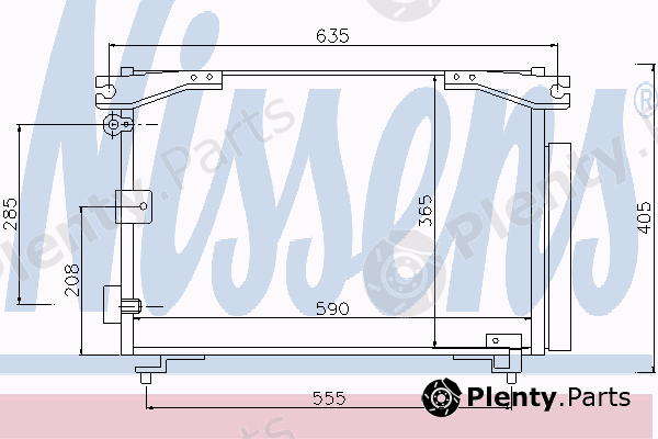  NISSENS part 94769 Condenser, air conditioning