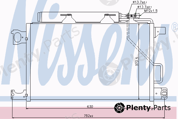  NISSENS part 94794 Condenser, air conditioning