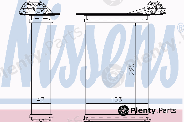  NISSENS part 70503 Heat Exchanger, interior heating