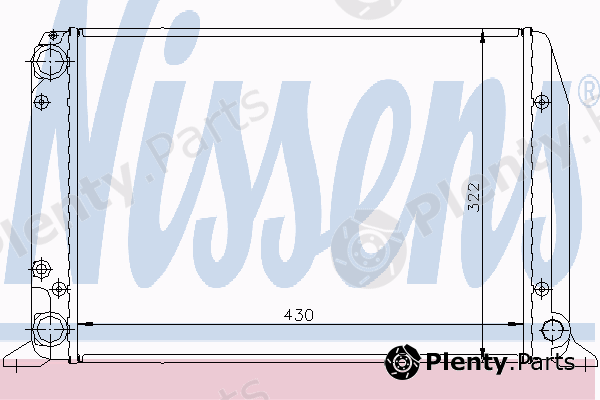  NISSENS part 60461 Radiator, engine cooling