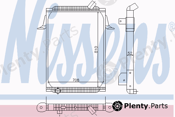  NISSENS part 67245 Radiator, engine cooling
