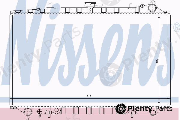  NISSENS part 62979 Radiator, engine cooling