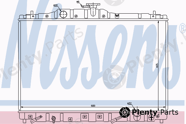  NISSENS part 63313 Radiator, engine cooling