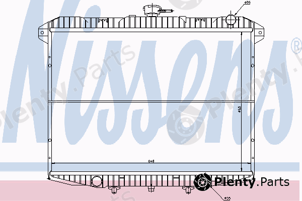  NISSENS part 62917 Radiator, engine cooling