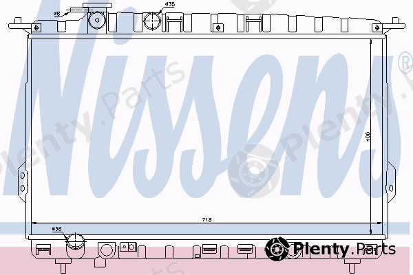  NISSENS part 67026 Radiator, engine cooling