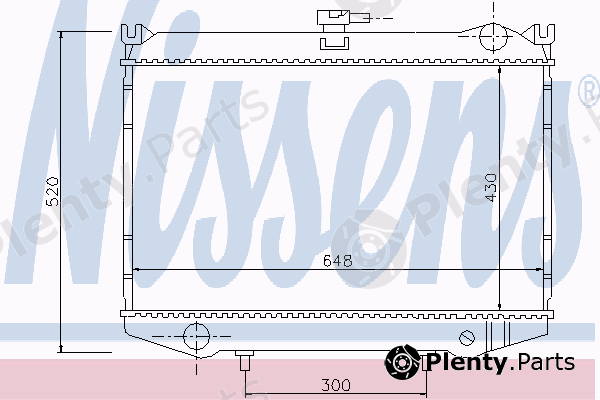  NISSENS part 67353 Radiator, engine cooling