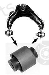  SPIDAN part 410593 Control Arm-/Trailing Arm Bush