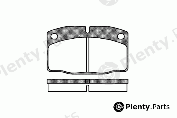  ROADHOUSE part 2101.00 (210100) Brake Pad Set, disc brake