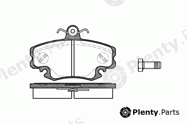  ROADHOUSE part 2141.10 (214110) Brake Pad Set, disc brake
