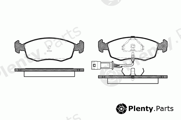  ROADHOUSE part 2172.02 (217202) Brake Pad Set, disc brake