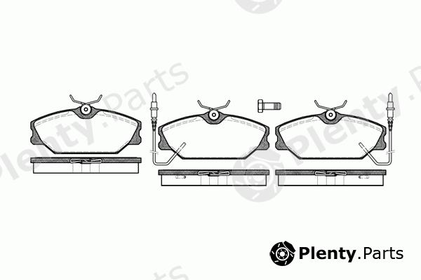  ROADHOUSE part 2208.02 (220802) Brake Pad Set, disc brake