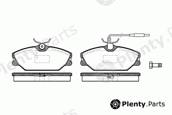  ROADHOUSE part 2208.12 (220812) Brake Pad Set, disc brake