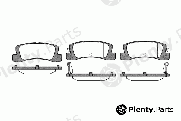  ROADHOUSE part 2214.02 (221402) Brake Pad Set, disc brake