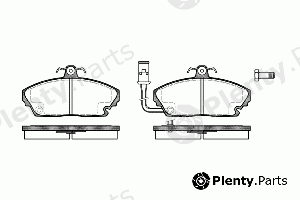  ROADHOUSE part 2250.01 (225001) Brake Pad Set, disc brake