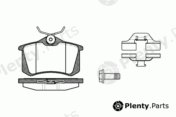  ROADHOUSE part 2263.03 (226303) Brake Pad Set, disc brake