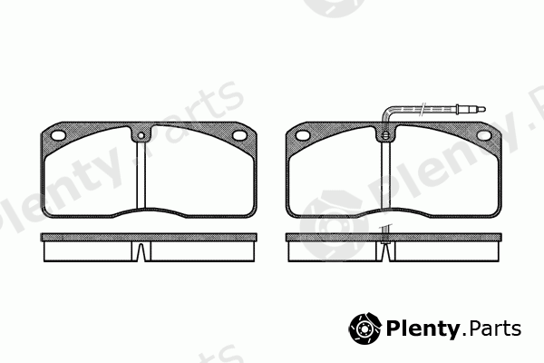  ROADHOUSE part 2278.40 (227840) Brake Pad Set, disc brake