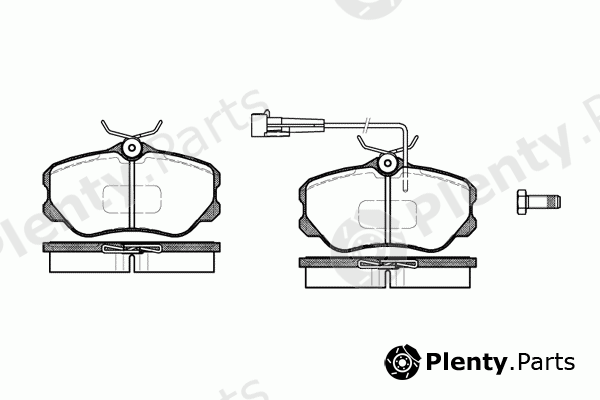  ROADHOUSE part 2303.02 (230302) Brake Pad Set, disc brake