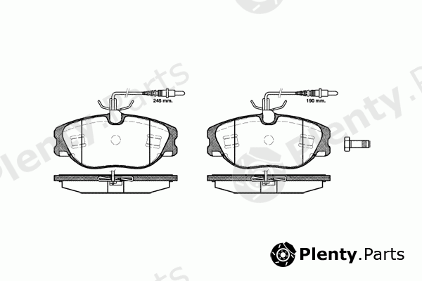  ROADHOUSE part 2305.44 (230544) Brake Pad Set, disc brake